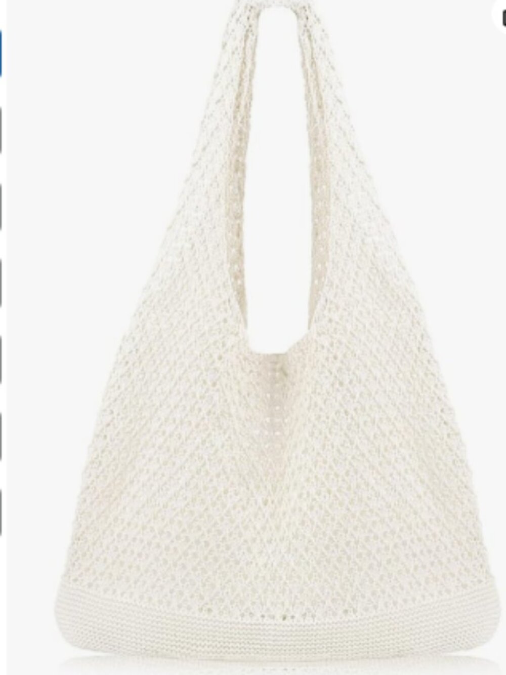 Crochet Beach Tote bag Summer Beach Bag for Women Aesthetic Mesh Tote Bag Hippie